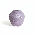 Photo de présentation du petit vase fraise lila sur fond blanc