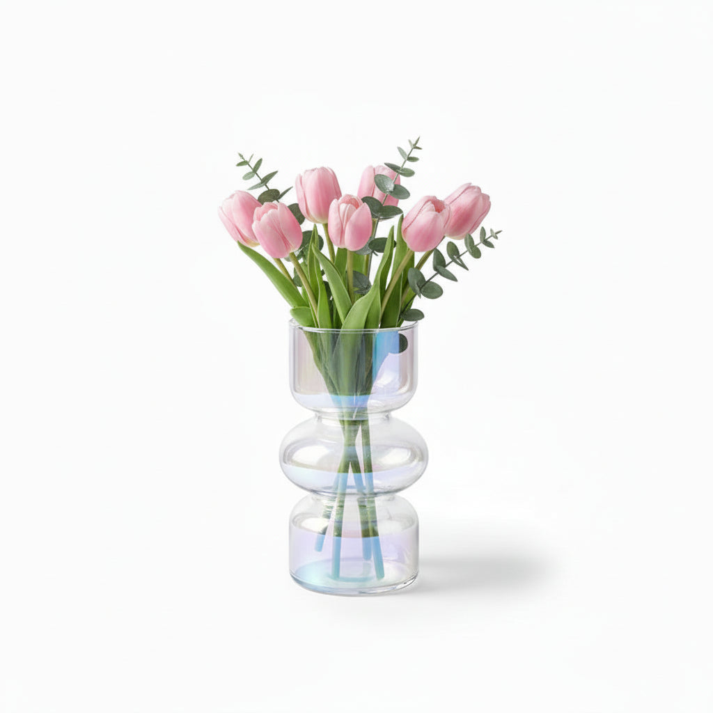 Photo de présentation du vase tulipe crystal en verre